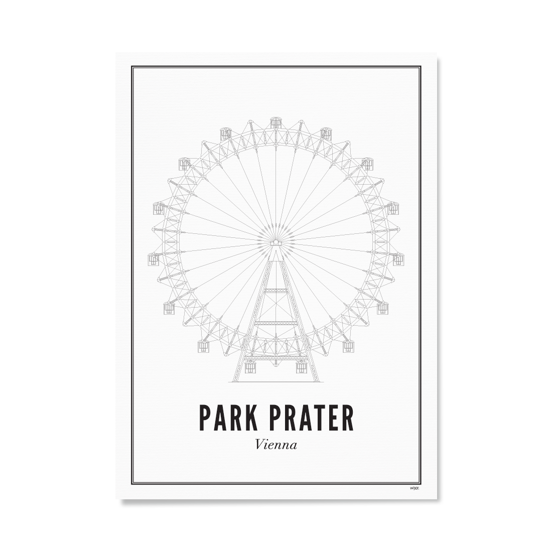 Poster of Vienna - Prater | WIJCK.